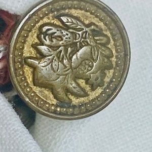 Lot of 15 Antique CHINESE BRASS Buttons with ORIGINAL TAGS